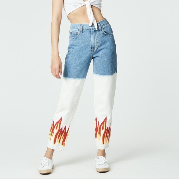 flame jeans